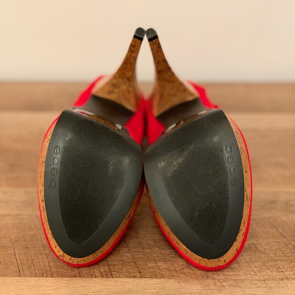 Bebe size 8 pump heels never worn - Picture 6 of 7